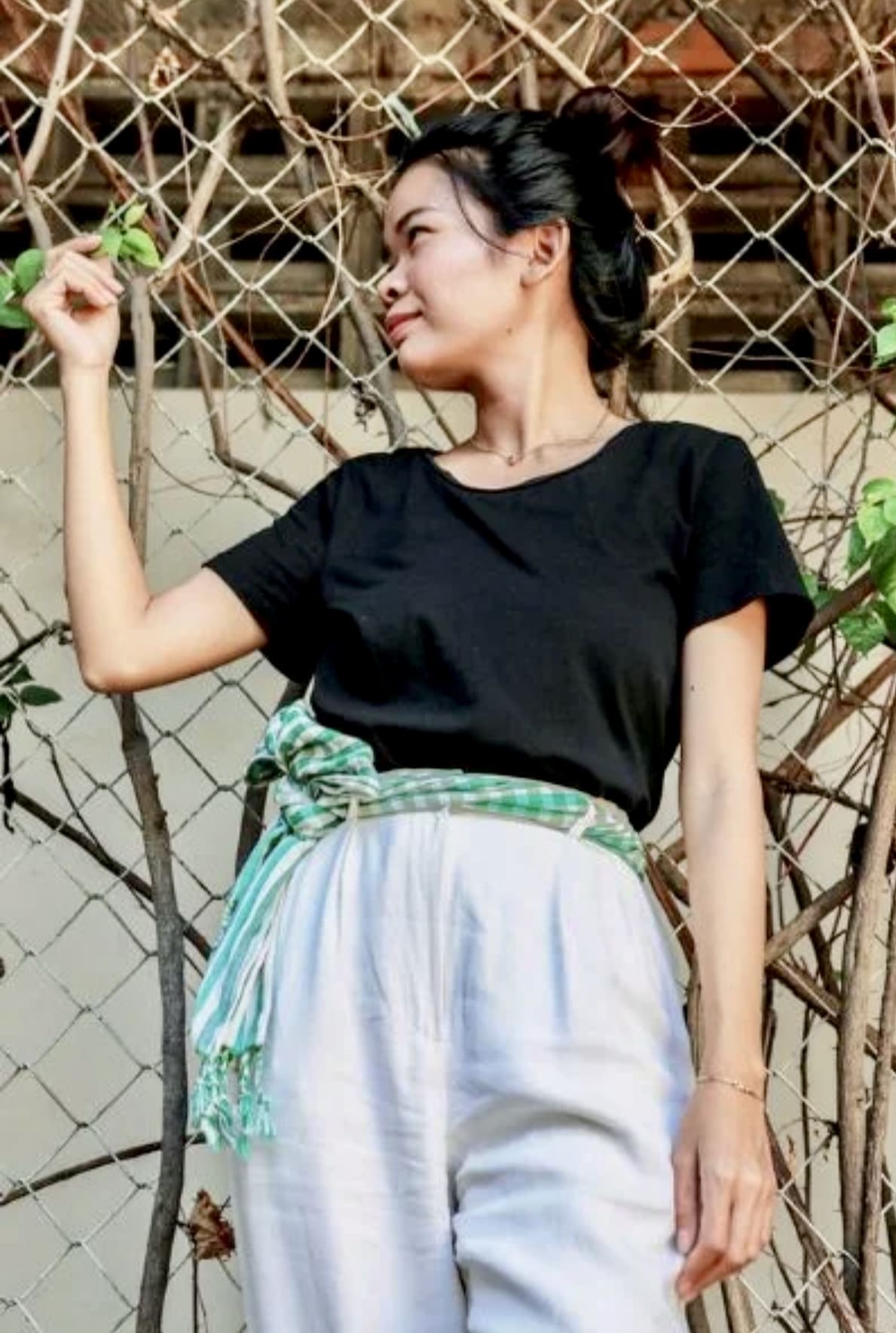 Krama autour de la taille